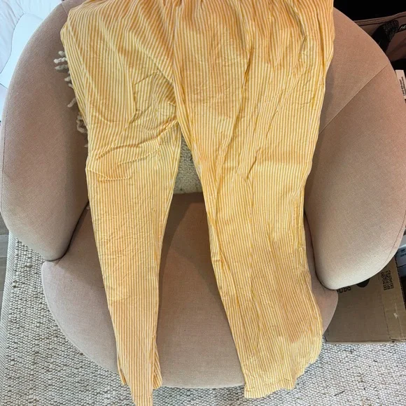 Parke Yellow Striped Boxer Pants - Picture 5 of 5